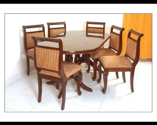 Glass-Top Dining Table